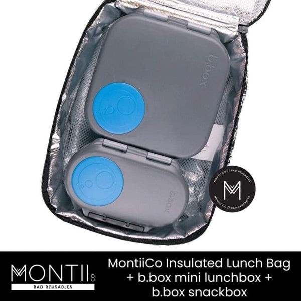 MontiiCo Large Insulated Lunch Bag + Ice Pack | Enchanted