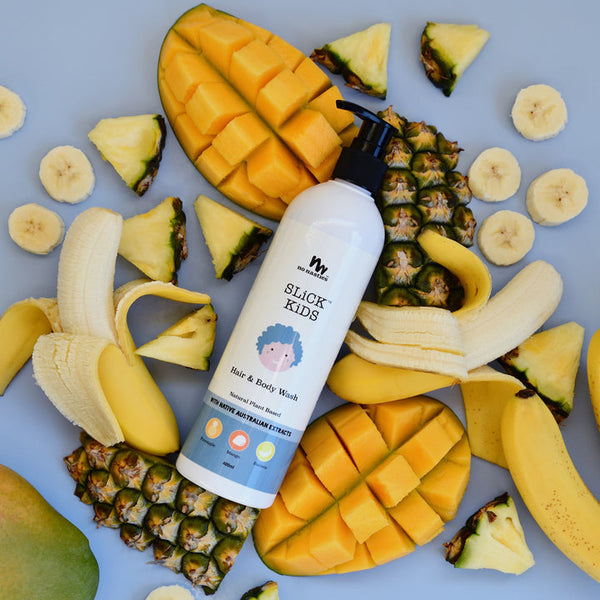 SLiCK KiDS™ | 400ml Natural Plant-Based Mango & Pineapple Hair & Body Wash