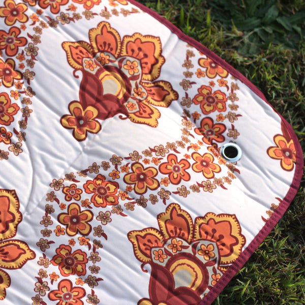 The Young Folk Collective Water-Resistant Picnic Mat | Lotus Fleur