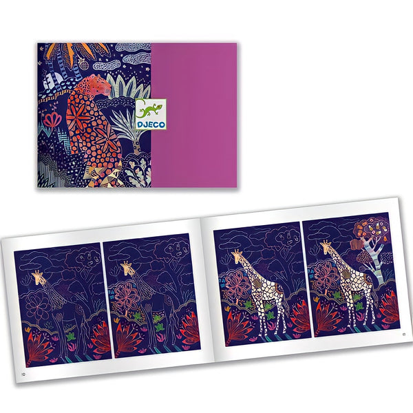 Djeco Scratch Cards | Jungle Animals