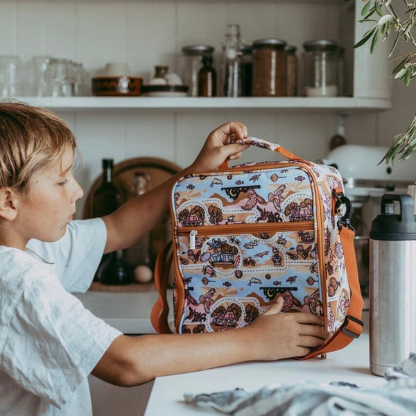 The Young Folk Collective Insulated Lunch Bag | Outback Adventure
