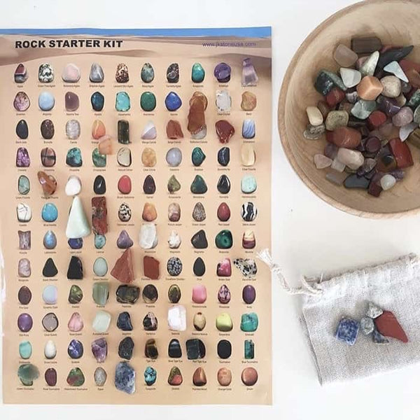 Growing Kind Crystal Discovery Kit | Gems & Poster