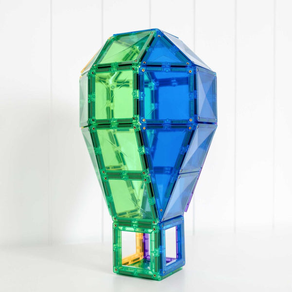 Connetix Rainbow Magnetic Tiles | NEW! 102 Piece Creative Set
