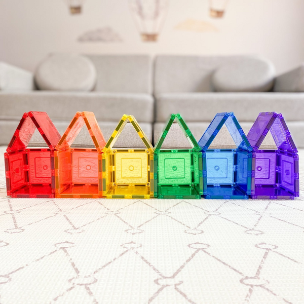 Learn & Grow Toys Magnetic Tiles | 36 Piece Small Square Set ⭐️