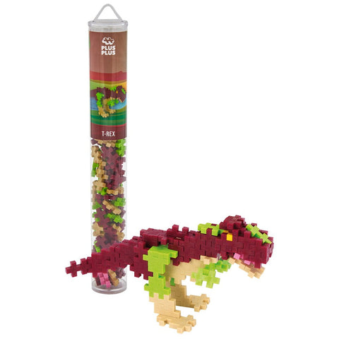 Plus Plus T-Rex Tube | 100 Pieces