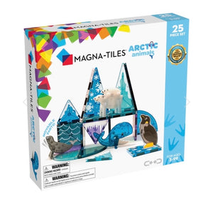 MAGNA-TILES® Magnetic Tiles | 25 Piece Arctic Animals Set