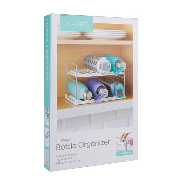 UpSpace™ 2-Shelf Drink Bottle Organiser ⭐️