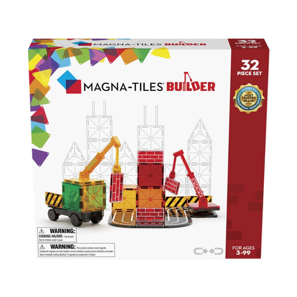 MAGNA-TILES® Magnetic Tiles | 32 Piece Builder Set