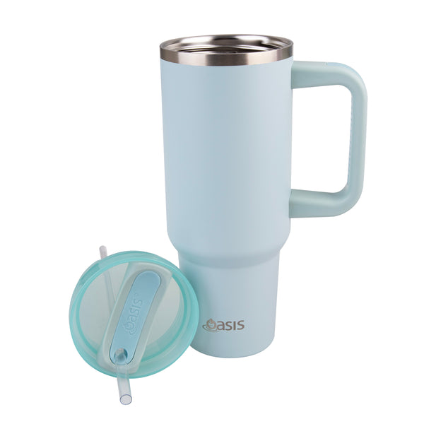 Oasis 1.2lt Insulated Commuter Travel Tumbler | Sea Mist ⭐️