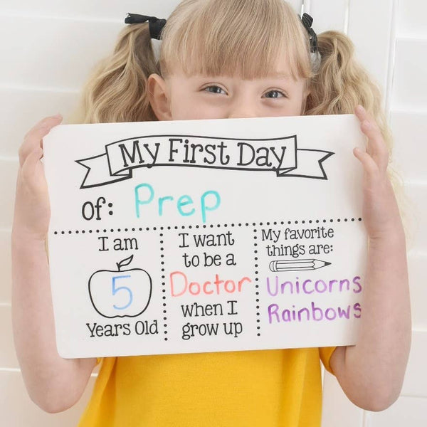 First Day of School Reusable Milestone Board