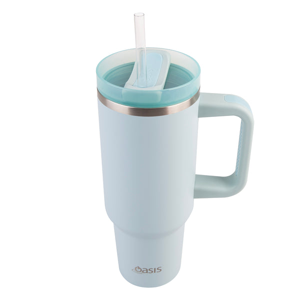 Oasis 1.2lt Insulated Commuter Travel Tumbler | Sea Mist ⭐️