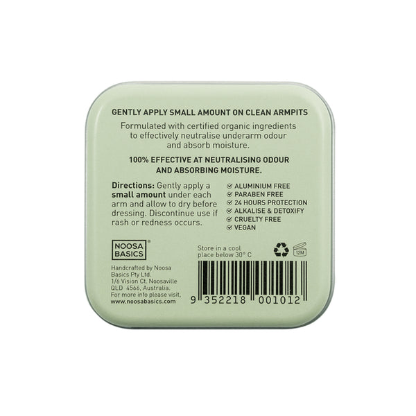 Noosa Basics 50g Organic Deodorant Cream | Lemon Myrtle