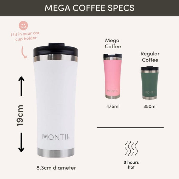 MontiiCo MEGA 475ml Coffee Cup | NEW! Sky