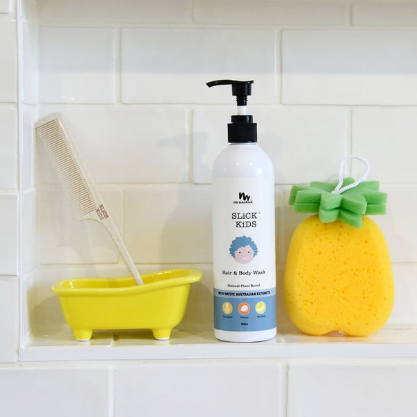SLiCK KiDS™ | 400ml Natural Plant-Based Mango & Pineapple Hair & Body Wash