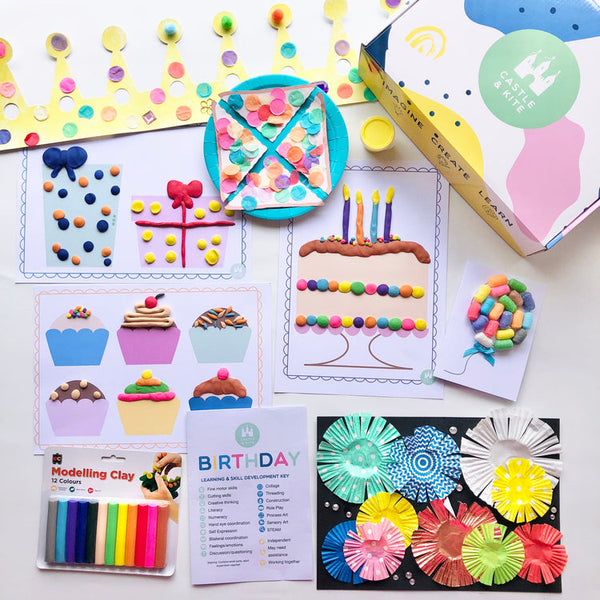 Castle & Kite Birthday Craft Box