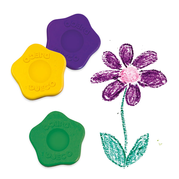 Djeco Flower Crayons | Set of 12