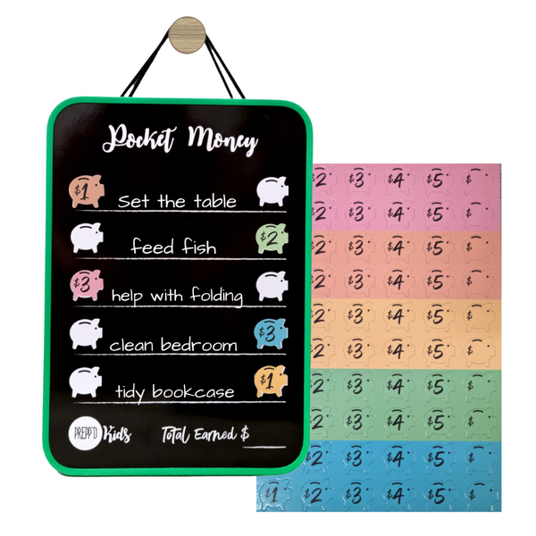 Prepp’d Kids Pocket Money Chart (A4) ⭐️