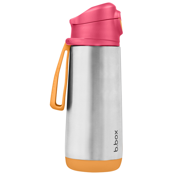 b.box Insulated 500ml Sports Spout Drink Bottle | Strawberry Shake ⭐️