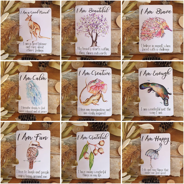 Australiana Positive Affirmation Cards | Set of 18 ⭐️