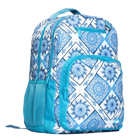 Spencil Big Kids School Backpack | Boho Blue