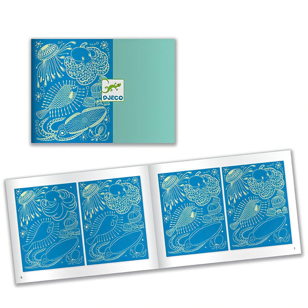 Djeco Scratch Cards | Sea Life