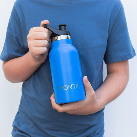 MontiiCo Original Mini 350ml Drink Bottle | Blueberry + FREE Bumper (randomly selected) ⭐️