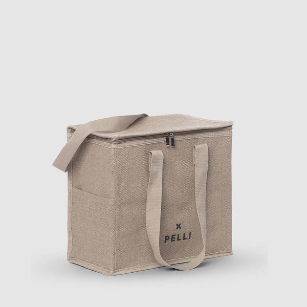 Pelli Bags 'Chill Homie' Large Cooler Bag | Jute