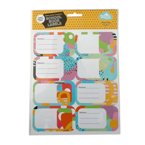 Spencil School Book Labels | Colourburst