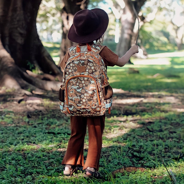 The Young Folk Collective Water Resistant Backpack | Whimsical Woodland