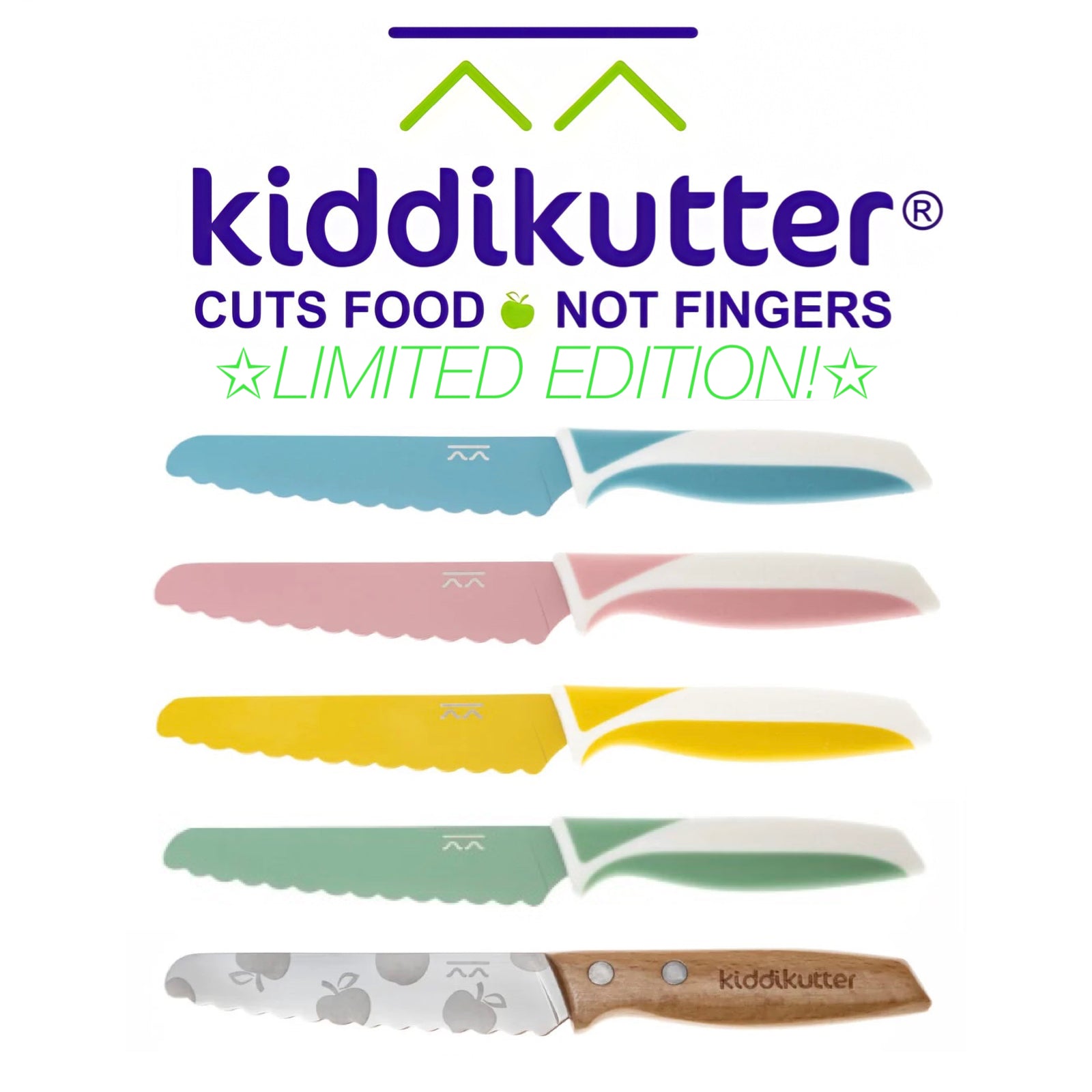KiddiKutter Training Knife for Children 3+ (More colors available