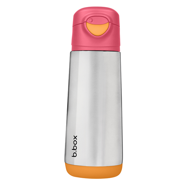 b.box Insulated 500ml Sports Spout Drink Bottle | Strawberry Shake ⭐️