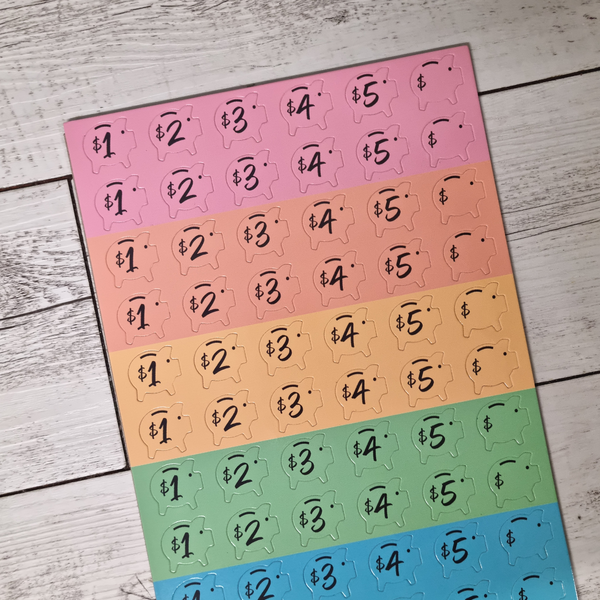 Prepp’d Kids Magnetic/Hanging Pocket Money Chart (A4)