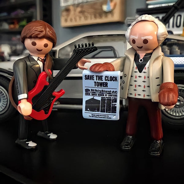 Playmobil Back To The Future Figurines | Marty McFly & Emmett Brown