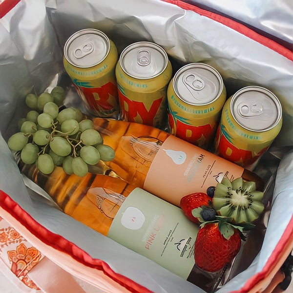 The Young Folk Collective Large Picnic Cooler Bag | Lotus Fleur ⭐️