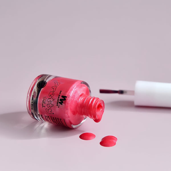 No Nasties | Bright Pink Water-Based Scratch Off Nail Polish