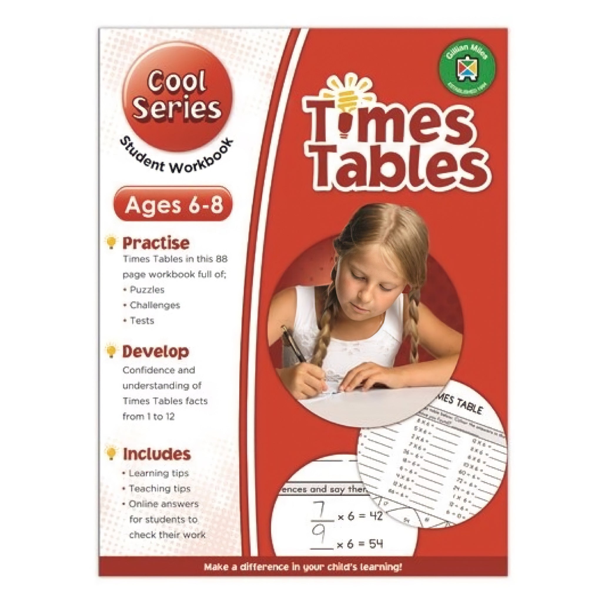 Gillian Miles Cool Times Tables Exercises (6 years+)