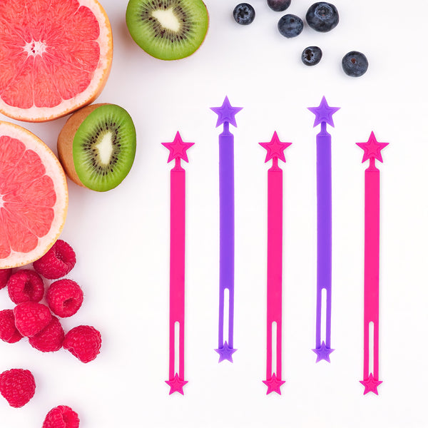 Lunch Punch Silicone Wrap Bands | Pink ⭐️