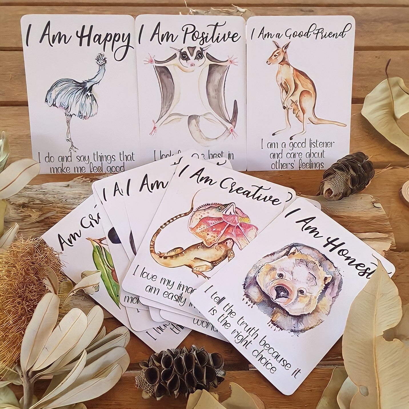 Australiana Positive Affirmation Card Set