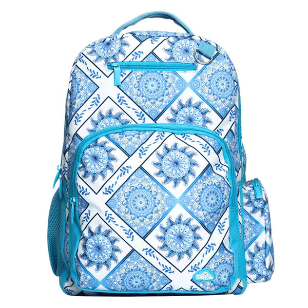 Spencil Big Kids School Backpack | Boho Blue ⭐️