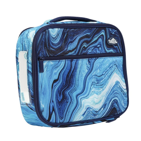 Spencil Big Cooler Lunch Bag | Ocean Marble