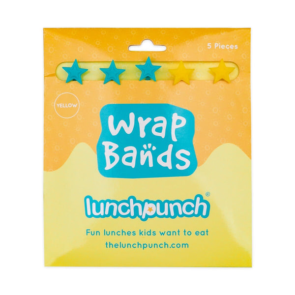 Lunch Punch Silicone Wrap Bands | Yellow
