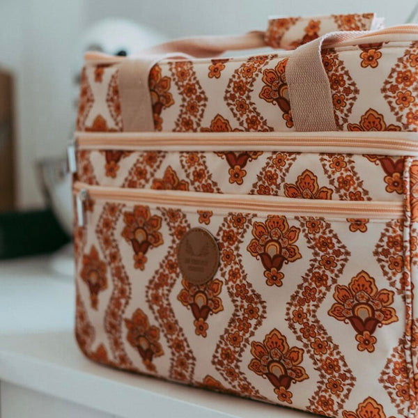 The Young Folk Collective Large Picnic Cooler Bag | Lotus Fleur ⭐️
