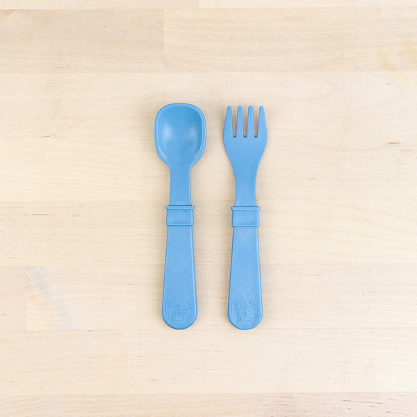 Re-Play Recycled Fork & Spoon Set | 2 pieces