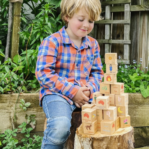Languages of Our Nation Wooden Blocks | 26 Pieces ⭐️
