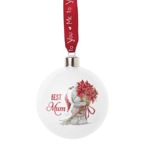 Me to You® Christmas Bauble | Best Mum