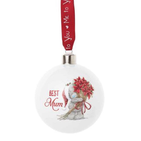 Me to You® Christmas Bauble | Best Mum