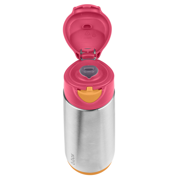b.box Insulated 500ml Sports Spout Drink Bottle | Strawberry Shake ⭐️